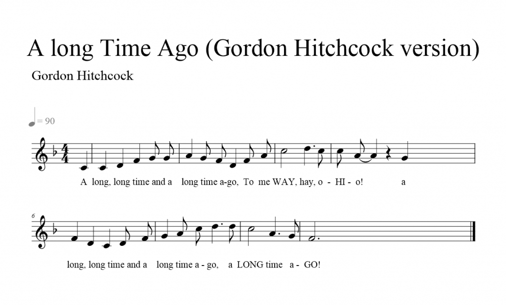 a-long-time-ago-gordon-hitchcock-version music notation