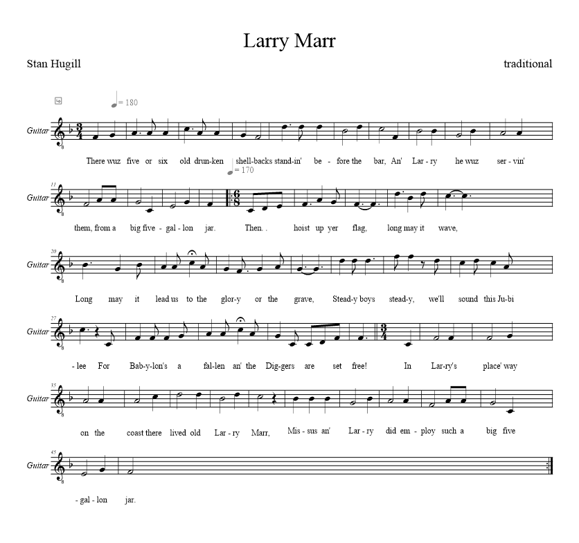 larry-marr musical notes