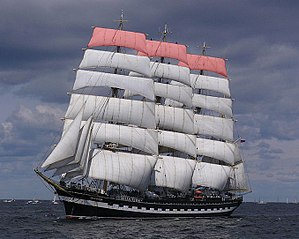 TRoyal sails in pink - source wikipedia